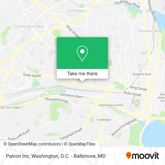 Patron Inc map