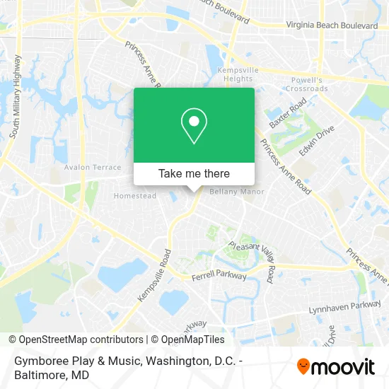 Gymboree Play & Music map