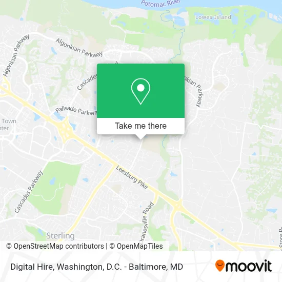 Digital Hire map