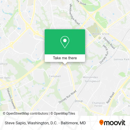 Steve Sapio map