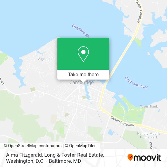 Alma Fitzgerald, Long & Foster Real Estate map