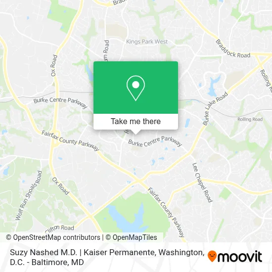 Suzy Nashed M.D. | Kaiser Permanente map