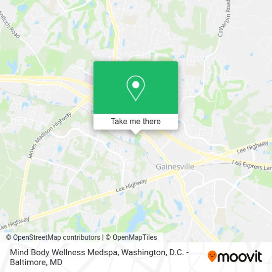 Mind Body Wellness Medspa map