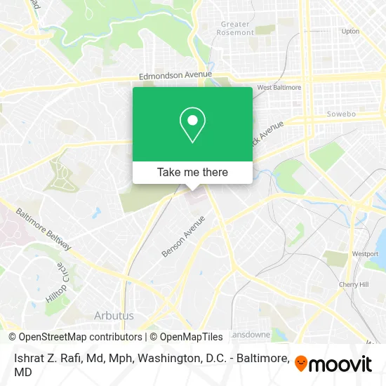Ishrat Z. Rafi, Md, Mph map