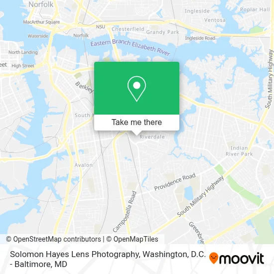 Solomon Hayes Lens Photography map