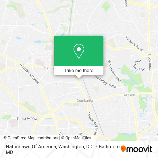 Naturalawn Of America map