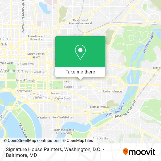 Signature House Painters map