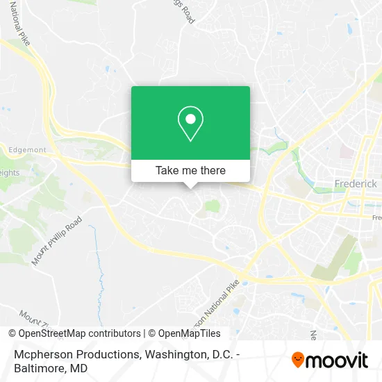 Mcpherson Productions map