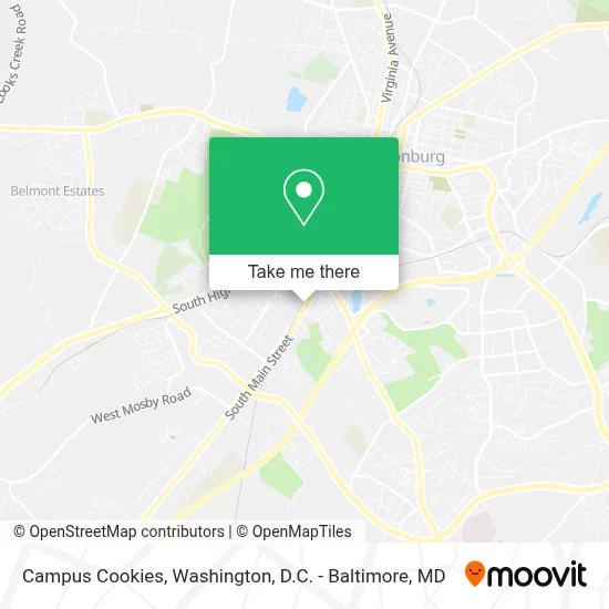 Campus Cookies map