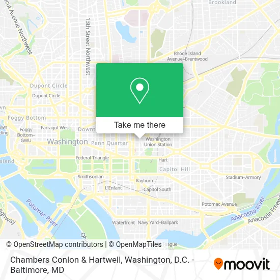 Chambers Conlon & Hartwell map