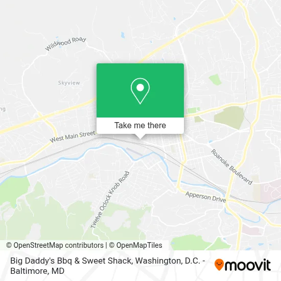 Big Daddy's Bbq & Sweet Shack map