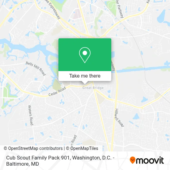 Cub Scout Family Pack 901 map