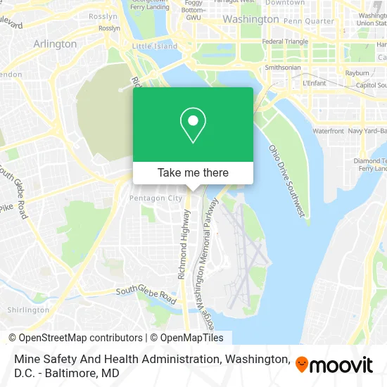 Mine Safety And Health Administration map