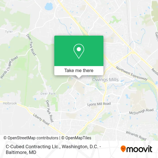 C-Cubed Contracting Llc. map