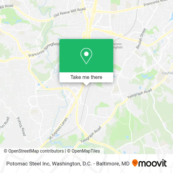 Potomac Steel Inc map