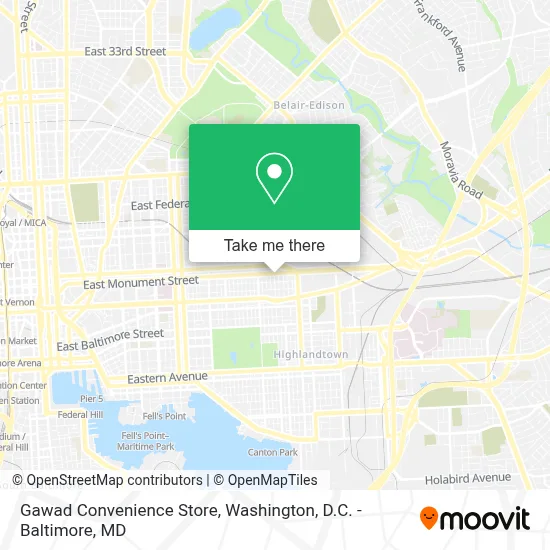 Gawad Convenience Store map