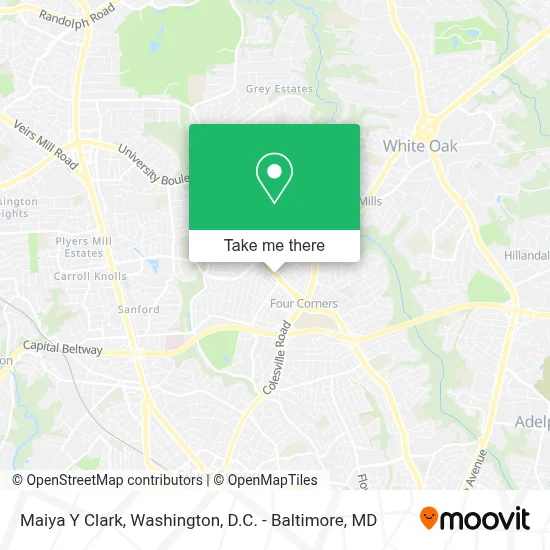 Maiya Y Clark map