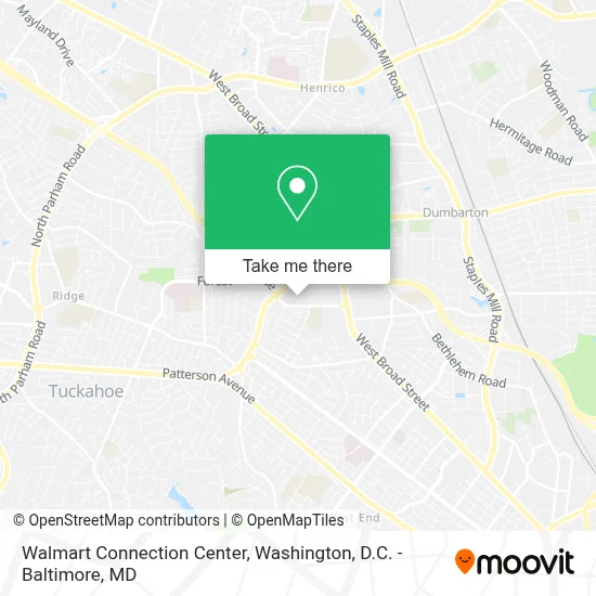 Walmart Connection Center map