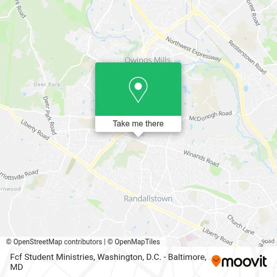 Fcf Student Ministries map