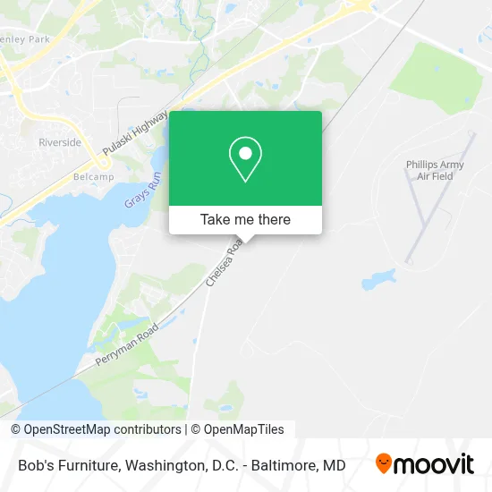 Bob's Furniture map