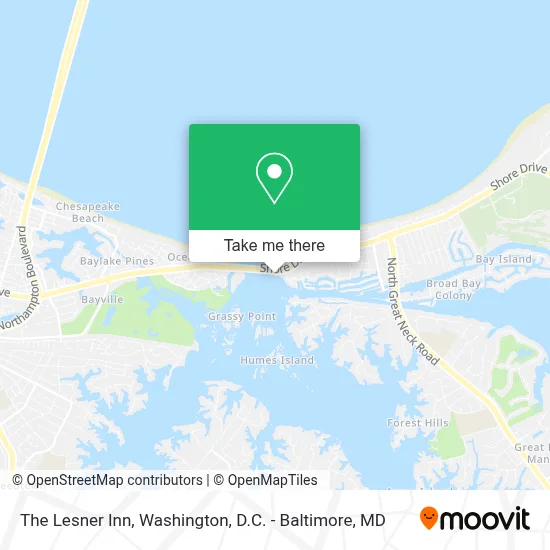 The Lesner Inn map