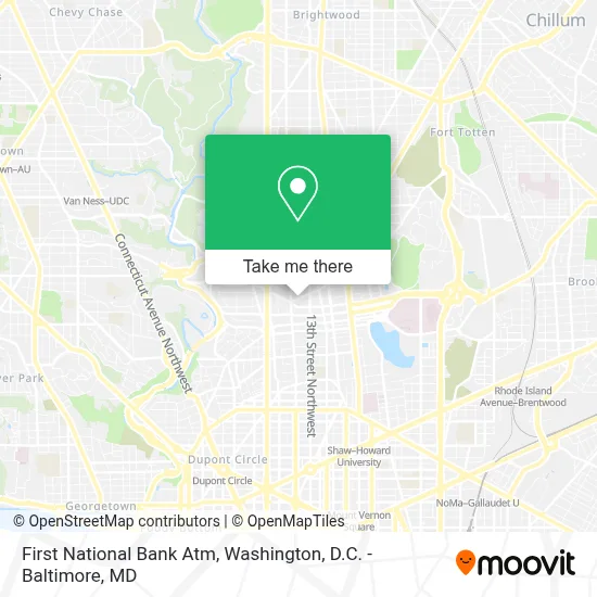 First National Bank Atm map