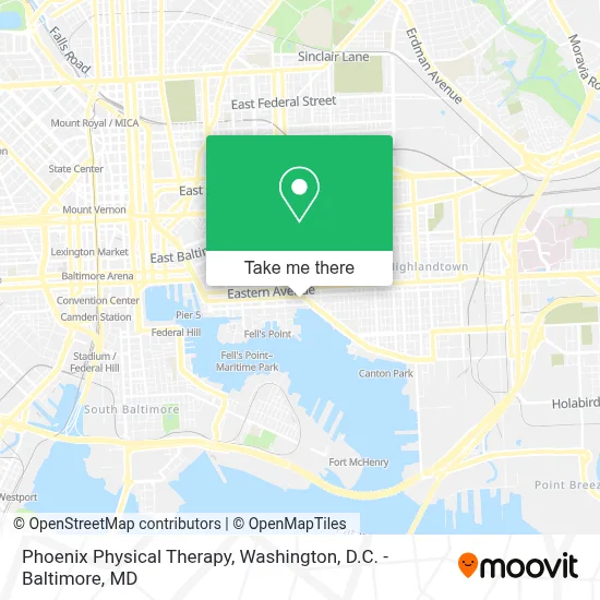 Phoenix Physical Therapy map