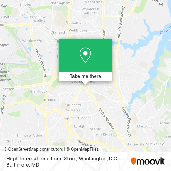 Heph International Food Store map