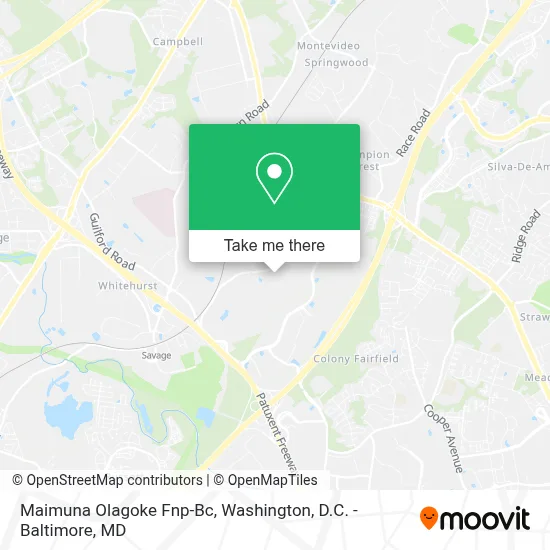 Maimuna Olagoke Fnp-Bc map