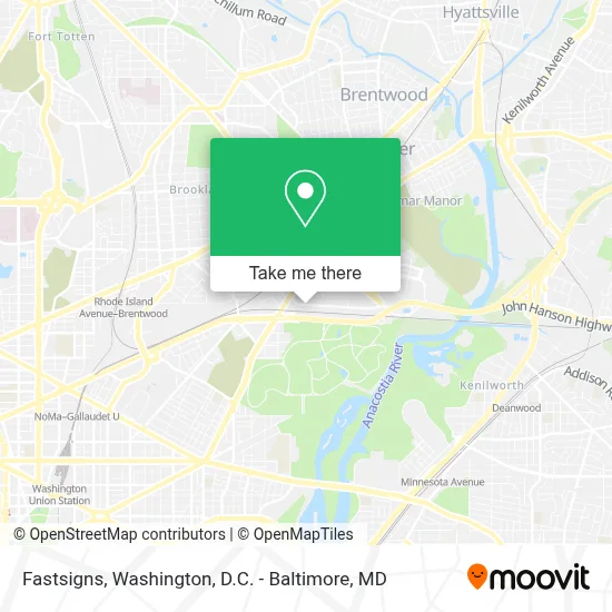 Fastsigns map