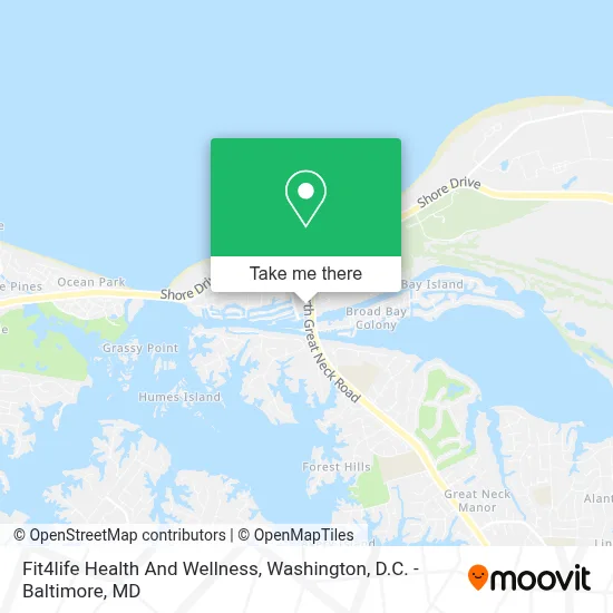 Fit4life Health And Wellness map