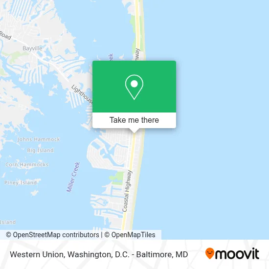 Western Union map