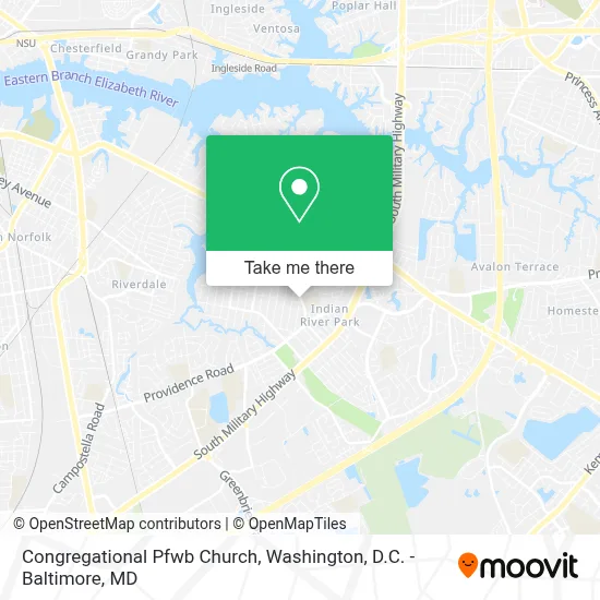 Congregational Pfwb Church map