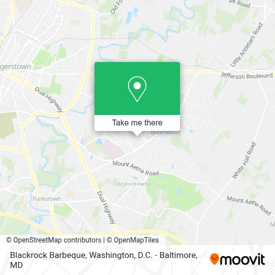 Blackrock Barbeque map