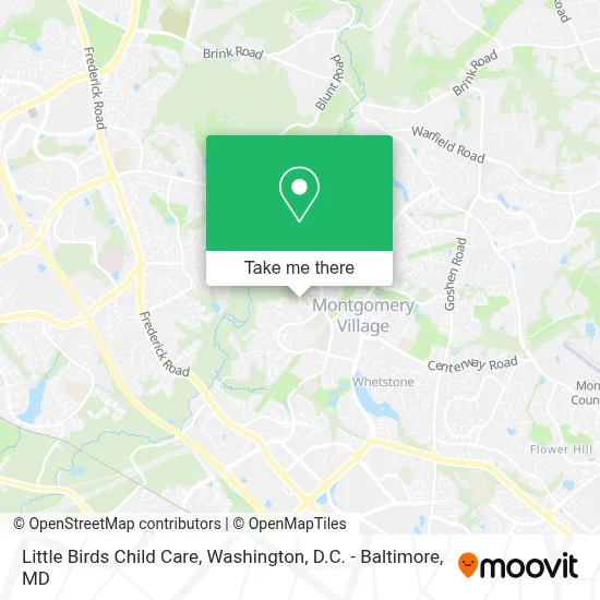 Little Birds Child Care map