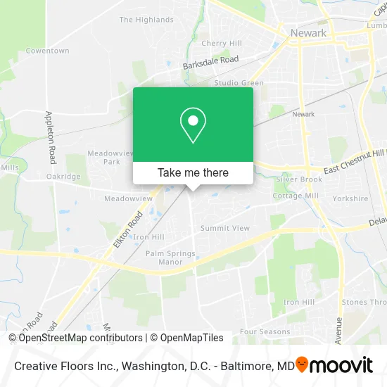 Creative Floors Inc. map