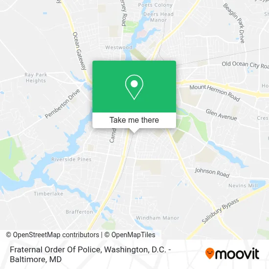 Fraternal Order Of Police map