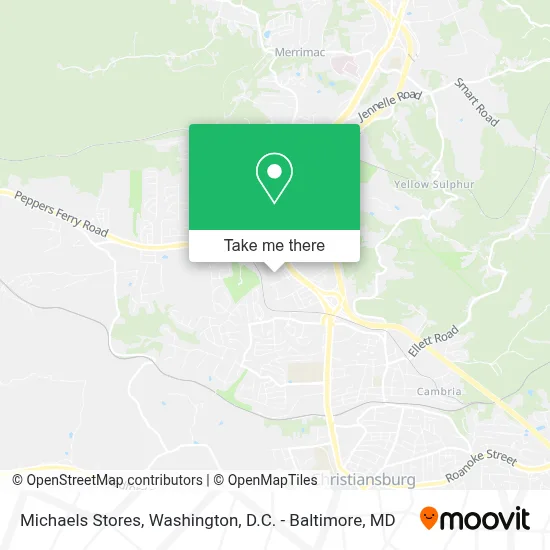 Michaels Stores map