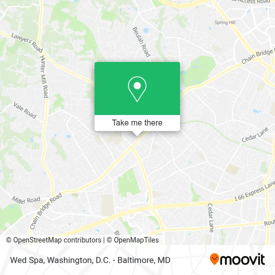 Wed Spa map