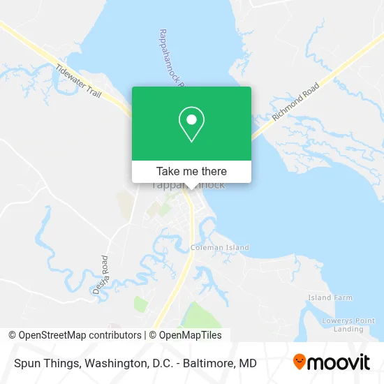 Spun Things map