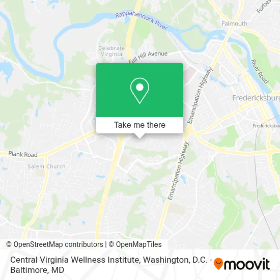 Central Virginia Wellness Institute map
