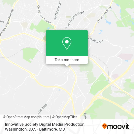 Innovative Society Digital Media Production map