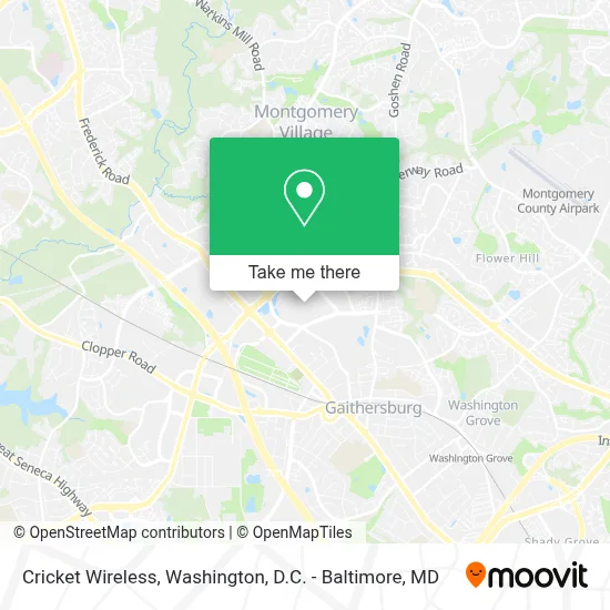Cricket Wireless map