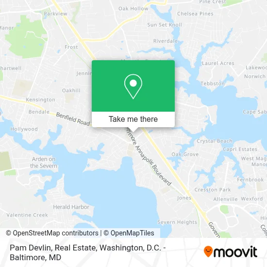 Pam Devlin, Real Estate map