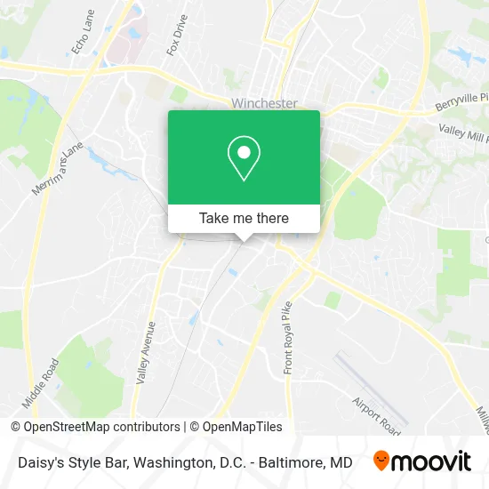 Daisy's Style Bar map