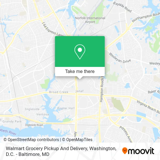 Walmart Grocery Pickup And Delivery map