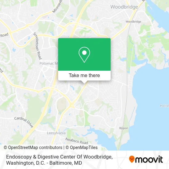 Endoscopy & Digestive Center Of Woodbridge map