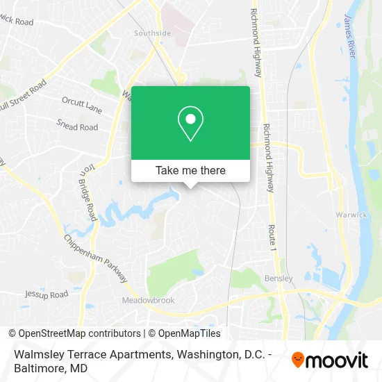Walmsley Terrace Apartments map
