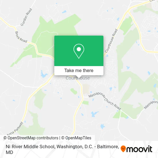Ni River Middle School map