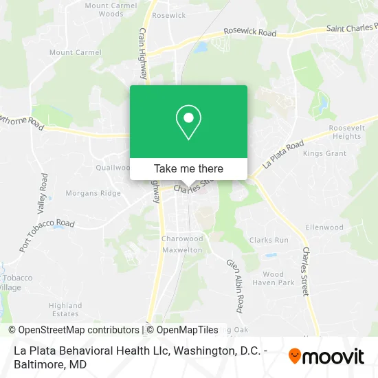 La Plata Behavioral Health Llc map